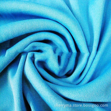 100% polyester super soft interlock knitted fabric